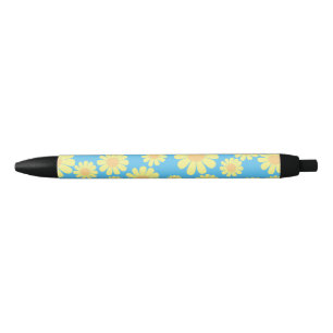 Stylo Noir Bleu jaune marais