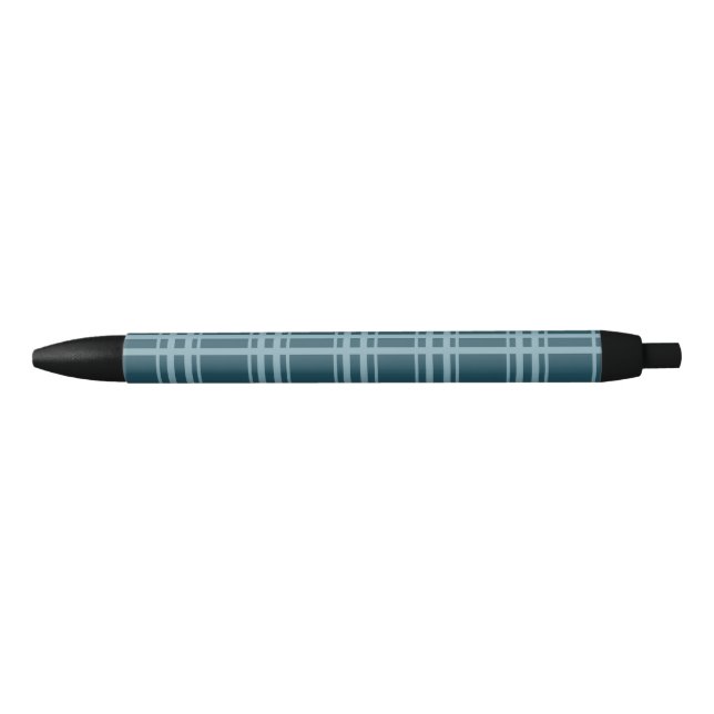 Stylo Noir Bleu plaid (Devant)