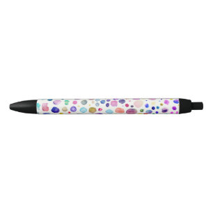 Stylo Noir Blobs aquarelle