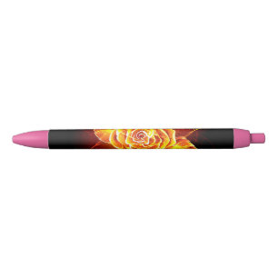 Stylo Noir Blooming Fire Rose