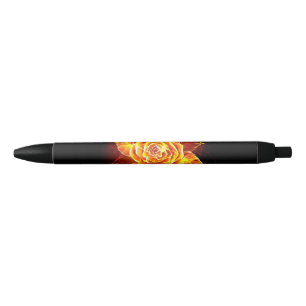 Stylo Noir Blooming Fire Rose