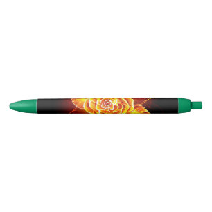 Stylo Noir Blooming Fire Rose