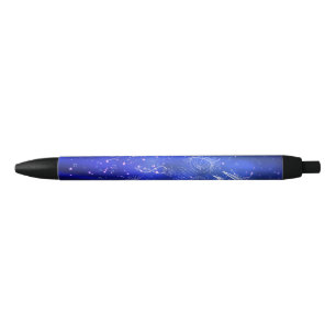 Stylo Noir Blue Marine Underwater Jellfish World