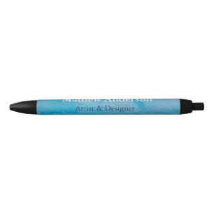Stylo Noir Blue rustique aquarelle jeans texture ajouter le n