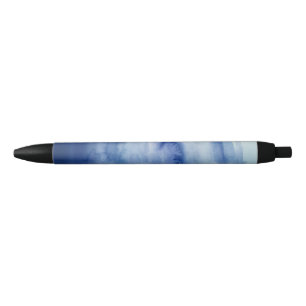 Stylo Noir Blue Water Peinture Texture Motif Beach