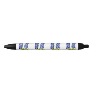Stylo Noir Bluebonnets Texas State Flowers Lupine Watercolor