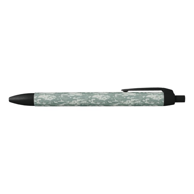 Stylo Noir Bois de Camouflage numérique (Haut)