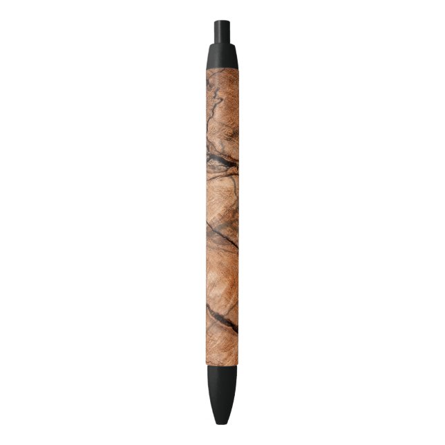 Stylo Noir Bois naturel Brown (devant Vertical)