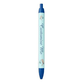 Stylo Noir Bouche classique (bleu) 2