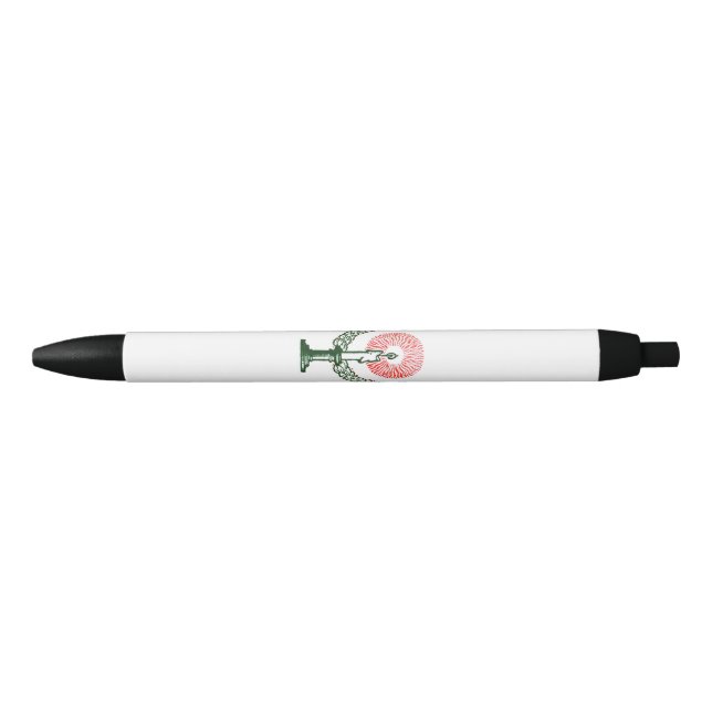Stylo Noir Bougie de Noël traditionnelle (Devant)