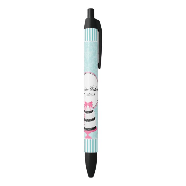 Stylo Noir Boulangerie de gâteau de couture (Bas (Vertical))