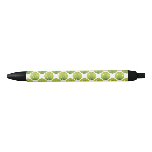 Stylo Noir Boule verte de citron  (Devant)