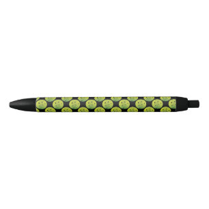Stylo Noir Boule verte de citron