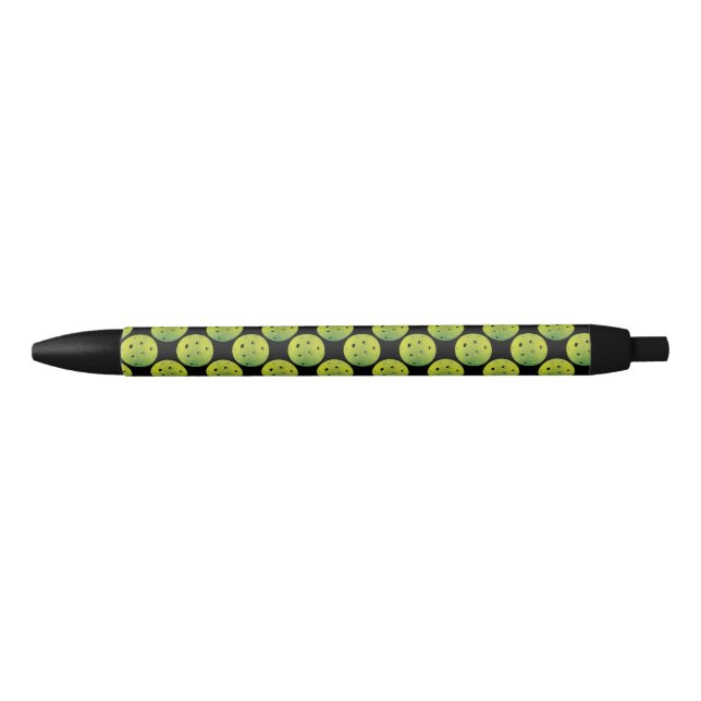 Stylo Noir Boule verte de citron  (Devant)