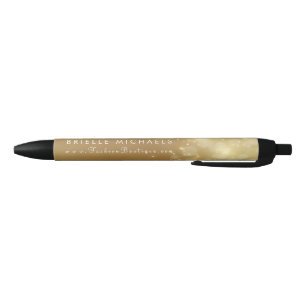 Stylo Noir Boutique de luxe de charme d'étincelle de Bokeh