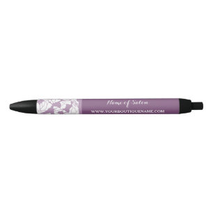 Stylo Noir Boutique moderne violet fleurie cheveux et beauté
