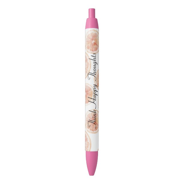 Stylo Noir Brise d'été Pamplemousse   (devant Vertical)