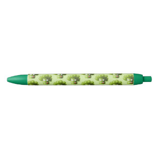Stylo Noir Brocoli drôle vert de bande dessinée