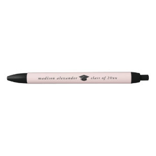 Stylo Noir Broussaillement tendance Année avec nom
