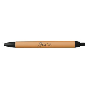 Stylo Noir Brown simple nom de script simple