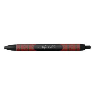 Stylo Noir Buffalo Red Plaid Medium Cadeau