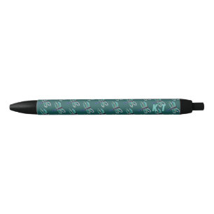 Stylo Noir Bugs Turquoise Dragonflies Paraphe