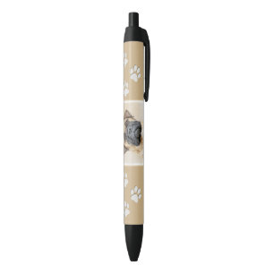 Stylo Noir Bullmastiff Peinture - Joli chien d'origine art