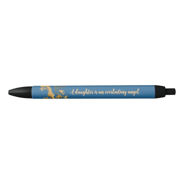 STYLO NOIR CADEAU D'AMOUR POUR LA FÊTE DES FILLES (Devant)