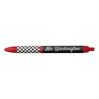 Stylo Noir Cadeau personnalisé rouge noir enseignant's Writin