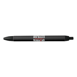 Stylo Noir Cadeau pompier Pompier volontaire