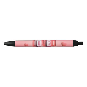 Stylo Noir Cadeaux de la Saint-Valentin de SlipperyJoe's ton