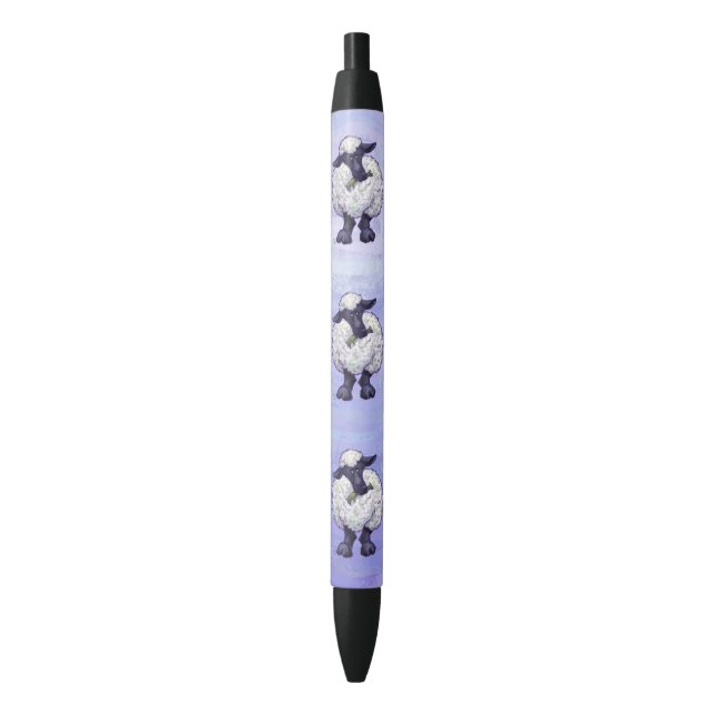 Stylo Noir Cadeaux et accessoires de moutons (devant Vertical)