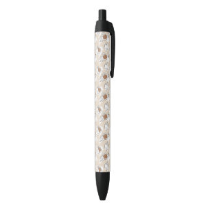 Stylo Noir Café, motif doux