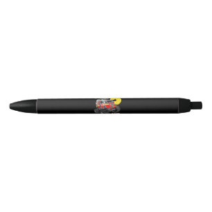 Stylo Noir Camion d'incendie 5e anniversaire garçon 5 pompier