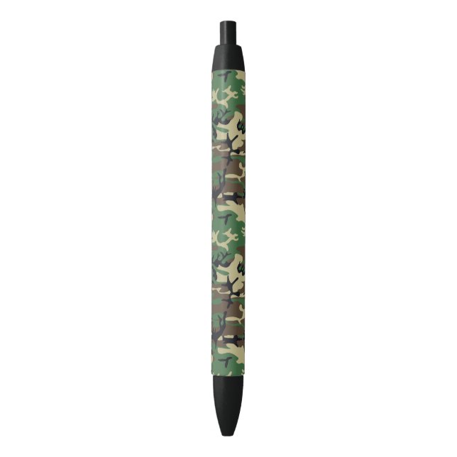 Stylo Noir Camouflage militaire (devant Vertical)