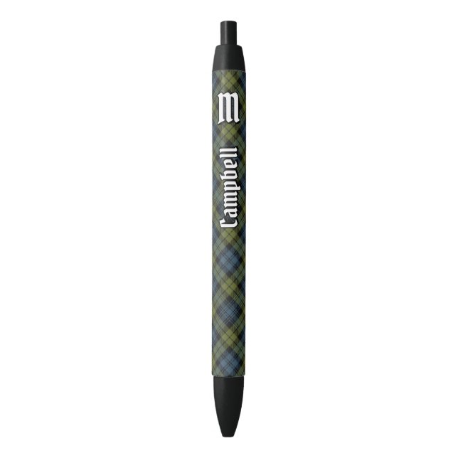 Stylo Noir Campbell Tartan (devant Vertical)