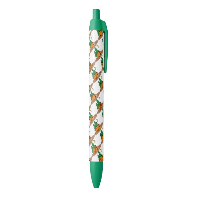 Stylo Noir Campeur endormi (Bas (Vertical))