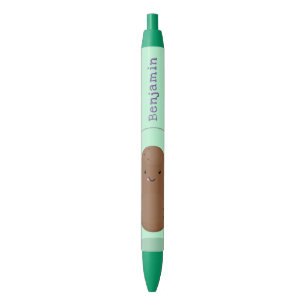Stylo Noir Caricature de la corde de saut de pomme de terre t