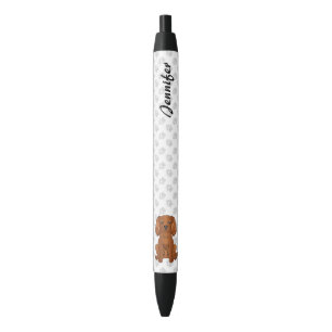 Stylo Noir Carlin Cavalier King Charles Spaniel & Nom
