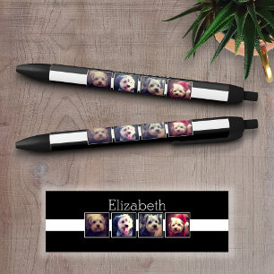 Stylo Noir Carrés de collection photo noir et blanc Personna