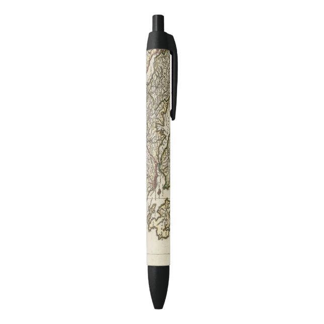Stylo Noir Carte grecque antique (Bas (Vertical))