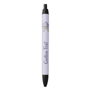 Stylo Noir Casquette de paille Lilac