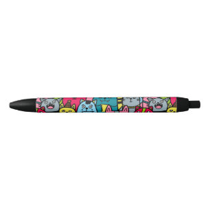 Stylo Noir Cat et kitten