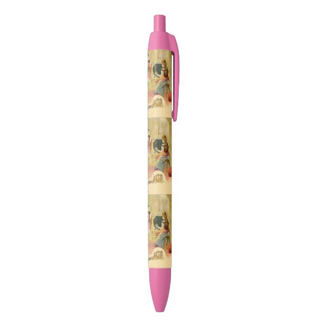 Stylo Noir Cendrillon et sa marraine la fée (Bas (Vertical))