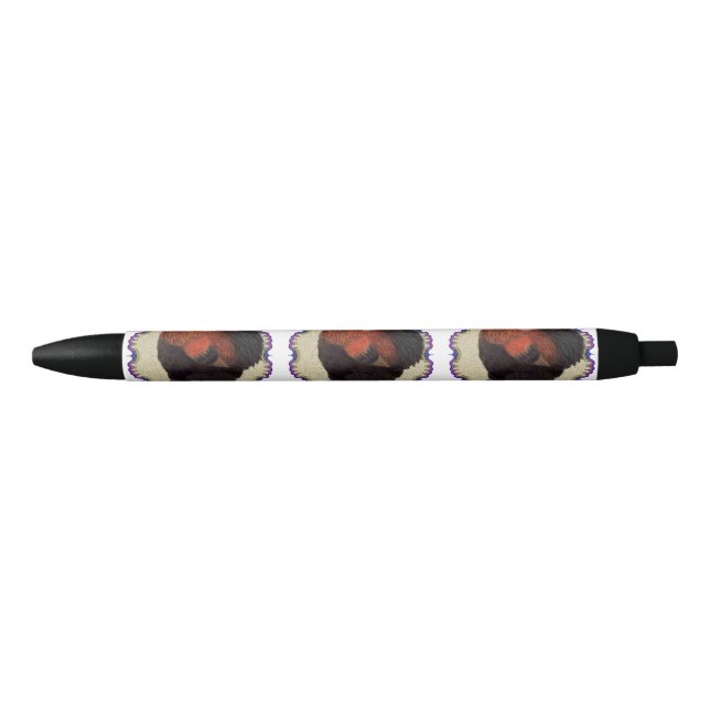 Stylo Noir Cercle Silkie (Devant)