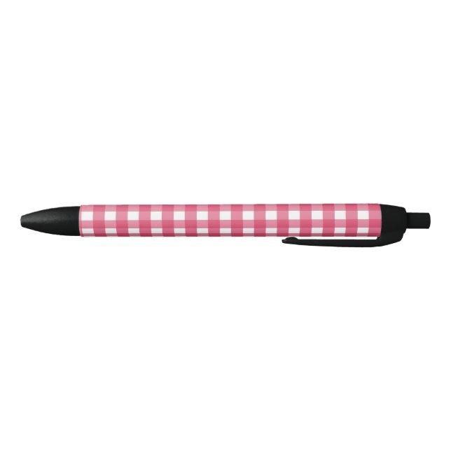 Stylo Noir Cerise en vichy (Bas)