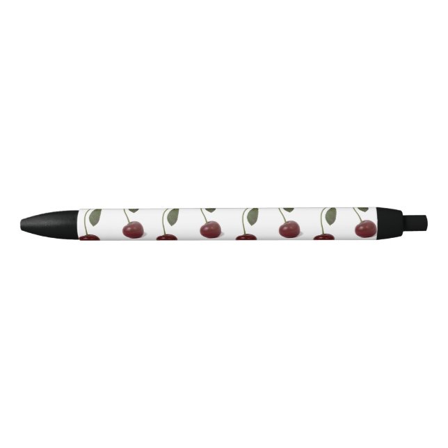 Stylo Noir Cerise rouge : Le Diplôme (Devant)