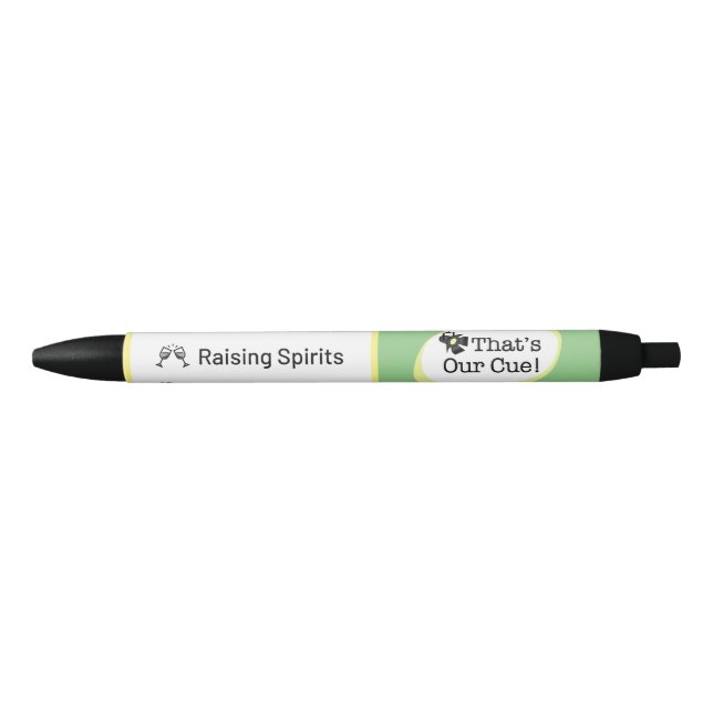 Stylo Noir C'est notre cue (Devant)