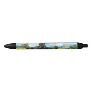 Stylo Noir Champ de blé vert Vincent van Gogh