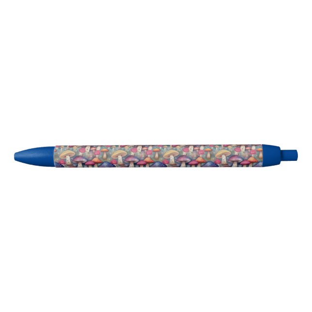 Stylo Noir Champignon multicolore w Monogramme (Devant)
